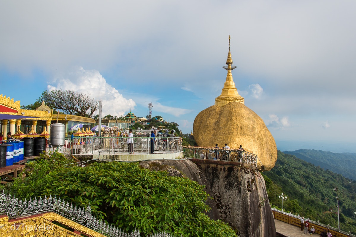 Golden Rock Temple (Kyaiktio or Kyaikhteeyoe Pagoda), Myanmar