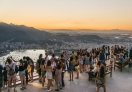 Observing sunset is one of the popular event on the top of Sugarloaf Mountain