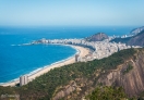 A view of Copacabana from Sugarloaf Mountain, Rio de Janeiro