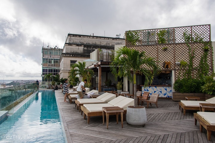 Rooftop pool of Fear Palace Hotel, Salvador, Brazil