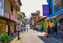 Street view of Old Town Cartagena