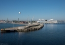 Port of Tallinn from the Ferry
