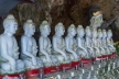 Many statues inside the Kaw Ka Taung cave