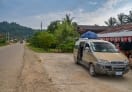 The Van we were taking to Luang Prabang