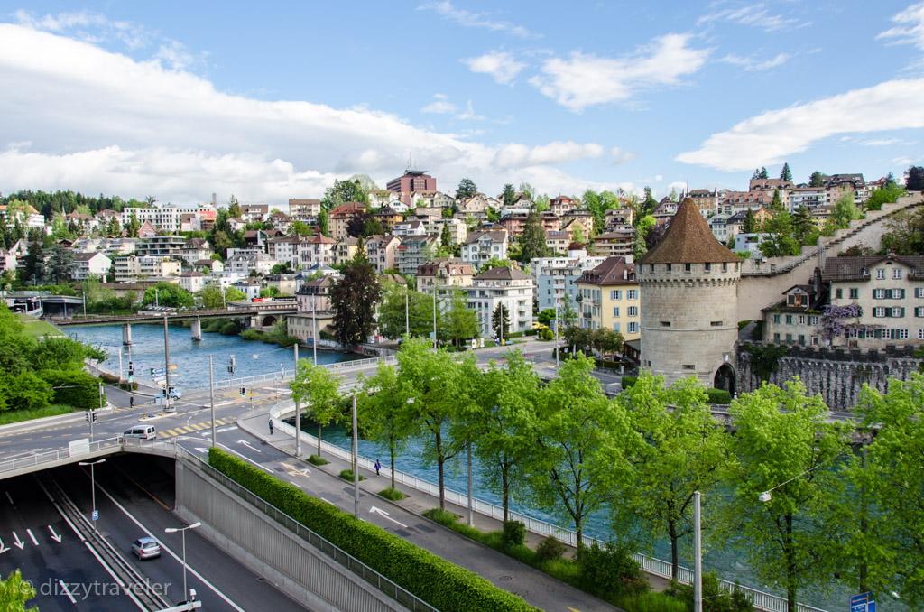 City of Lucerne from a roof top