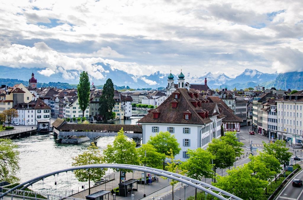 City of Lucerne from a roof top