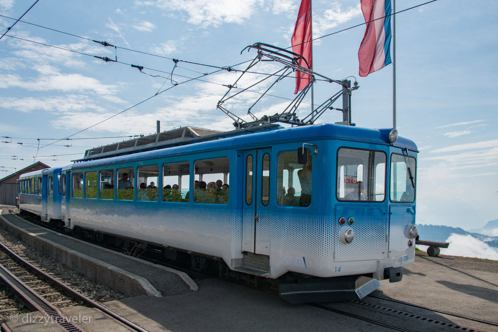 Rigi Klum can also be access from other destinations by  mountain train