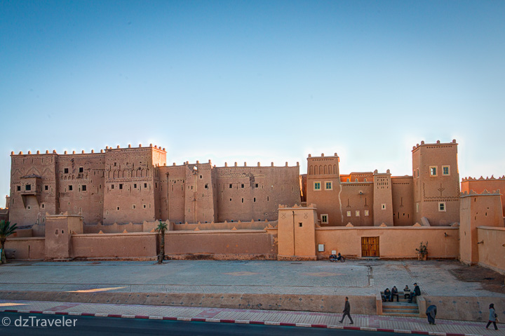 Beautiful view of Taourirt Kasbah in Ouarzazate, Morocco