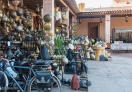 Shops inside the old city of Marrakech