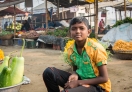 This young boy working in the market