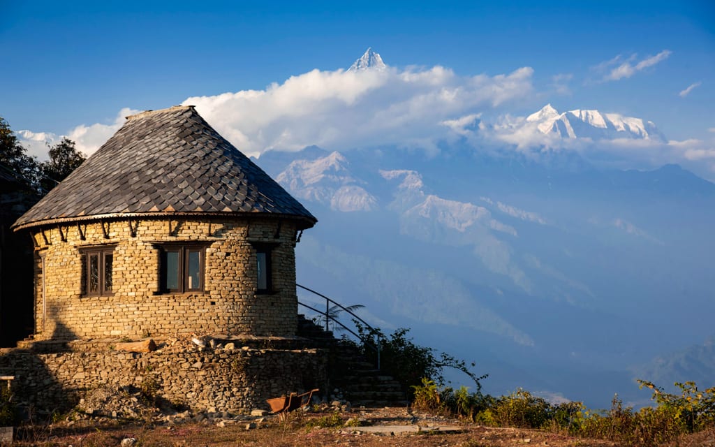 A view from Sarangkot Hill, Pokhara