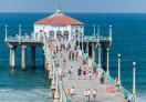 Manhattan beach on a Friday morning, Los Angeles