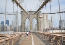 An early morning walk on Brooklyn Bridge