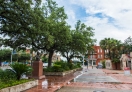 Street view right after a heavy rain in San Antonio