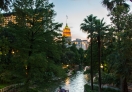 Sunset at the River San Antonio