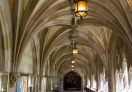A view inside the library, Yale University