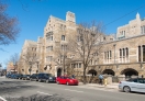 Street view of Yale University campus. New Haven