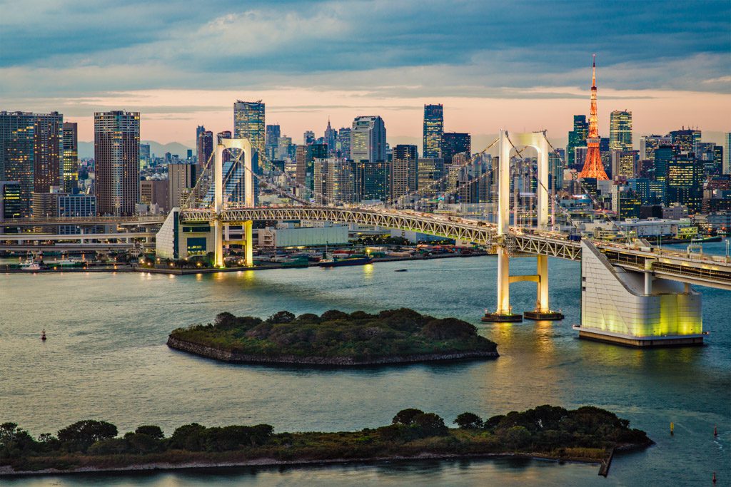 Tokyo, Japan skyline 