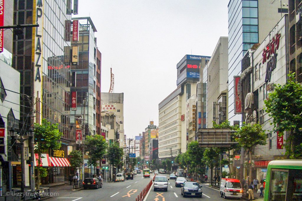 Ginza shopping district