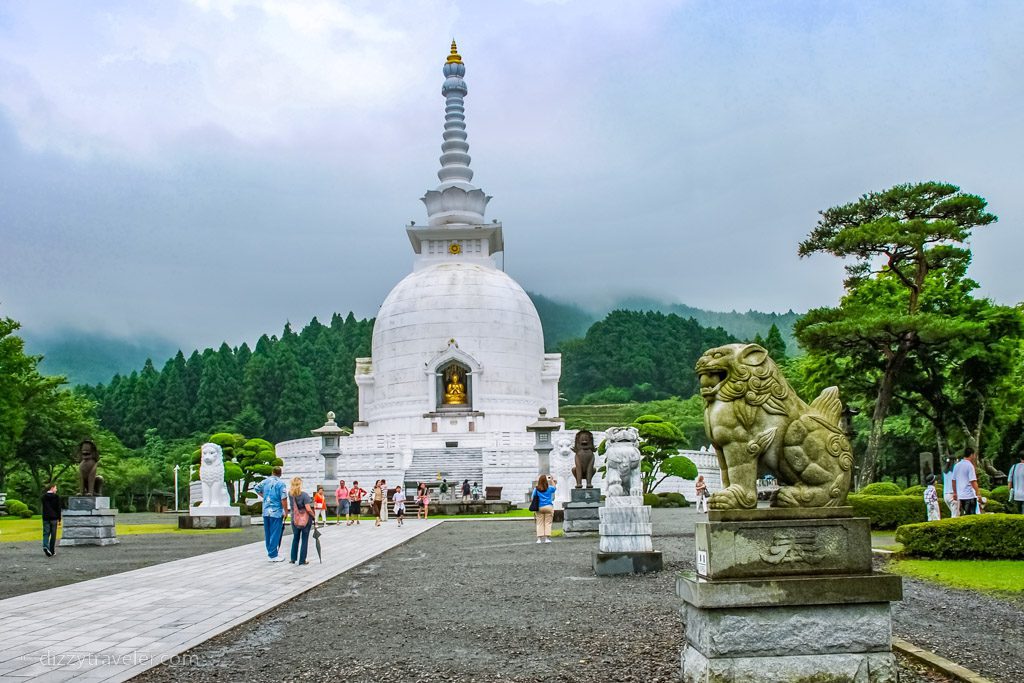 Fuji Peace Pagoda with 4 Buddhas