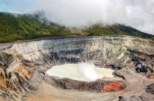 Sightseeing in Volcano Poas National Park, Costa Rica