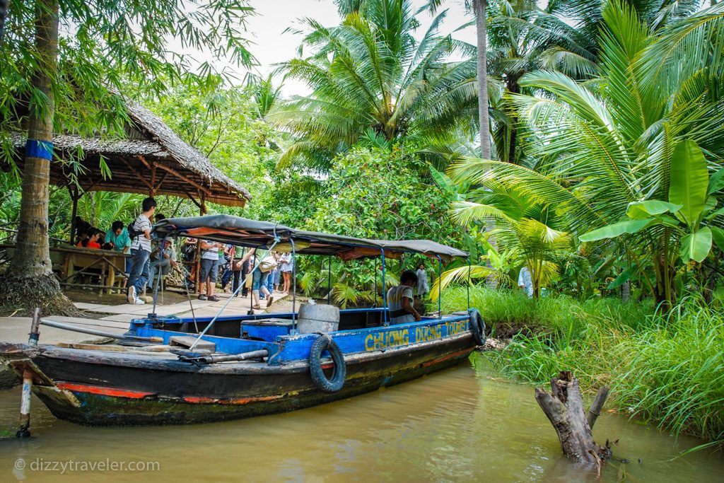 Small island in Mekong delta