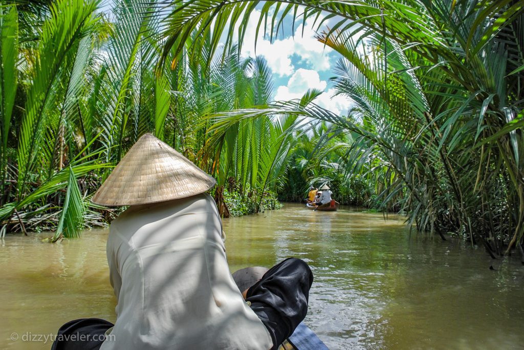 canals in Mekong delta