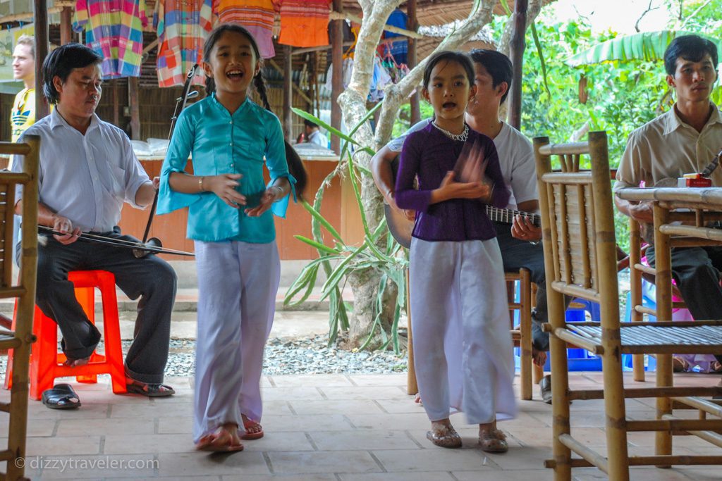 cultural show in mekong delta