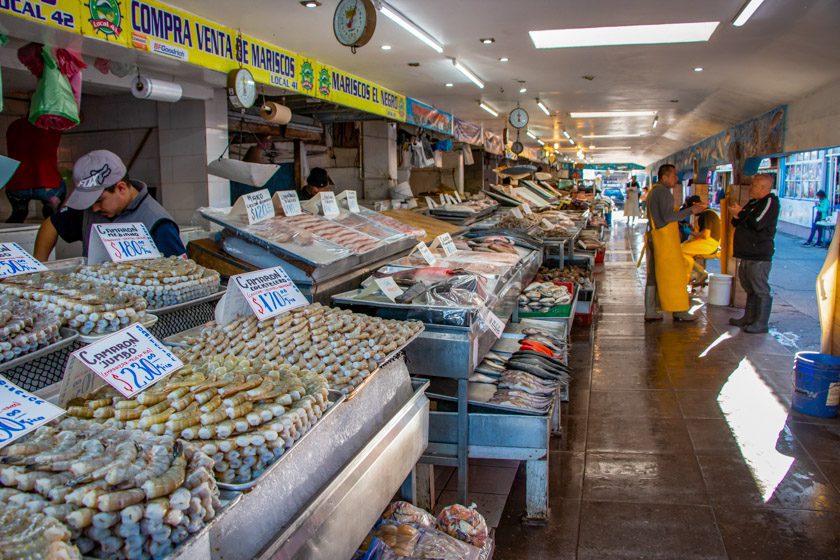 Market in Ensenada