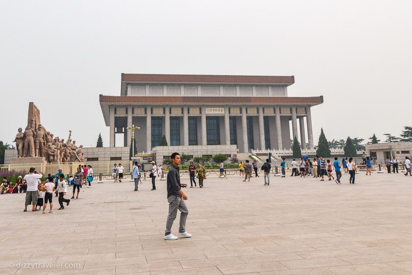 Mausoleum of Mao Zedong at Tiananmen Square