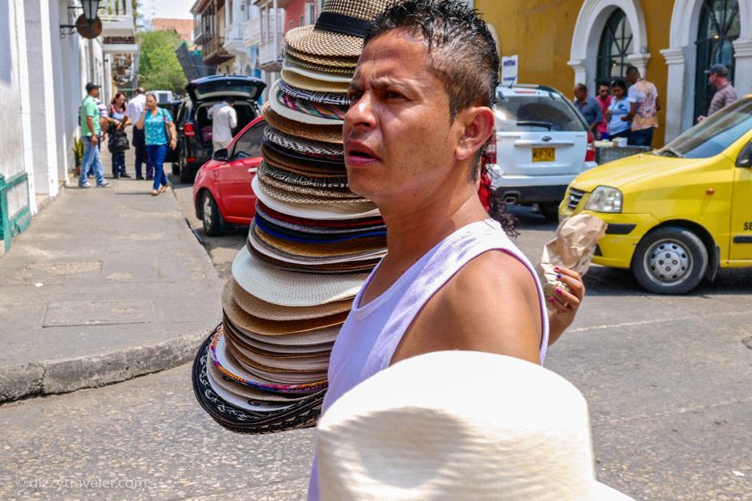 Street vendor in Cartagena