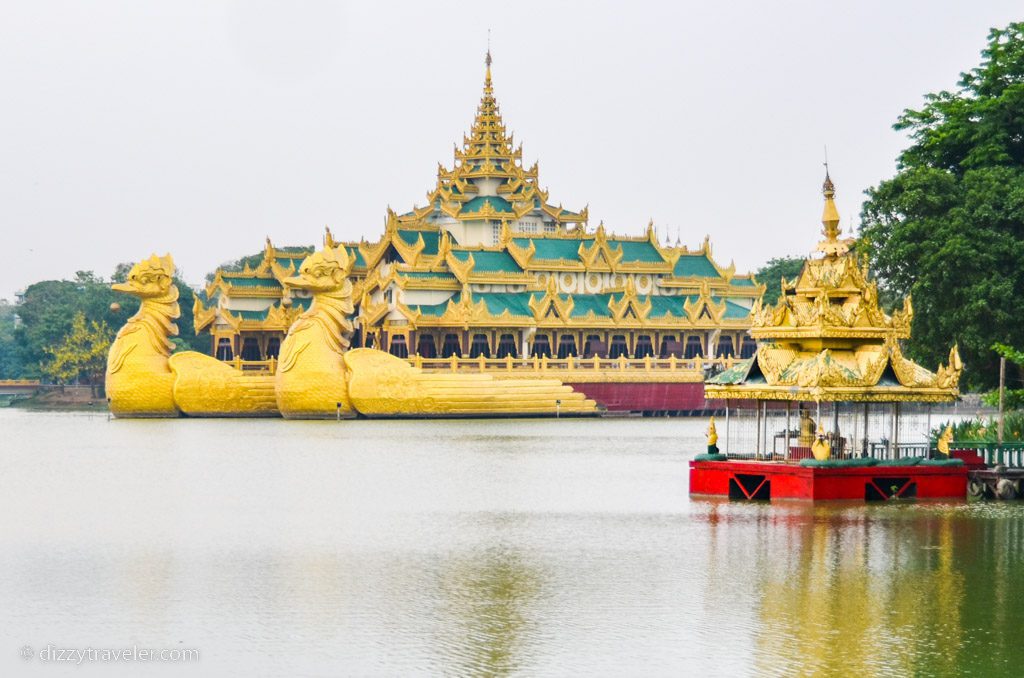 Kandawgyi Lake, Yangon, Myanmar
