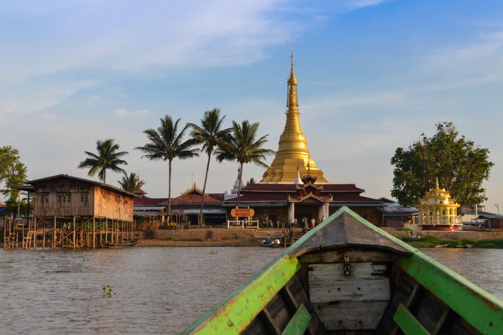 Boat trip in myanmar