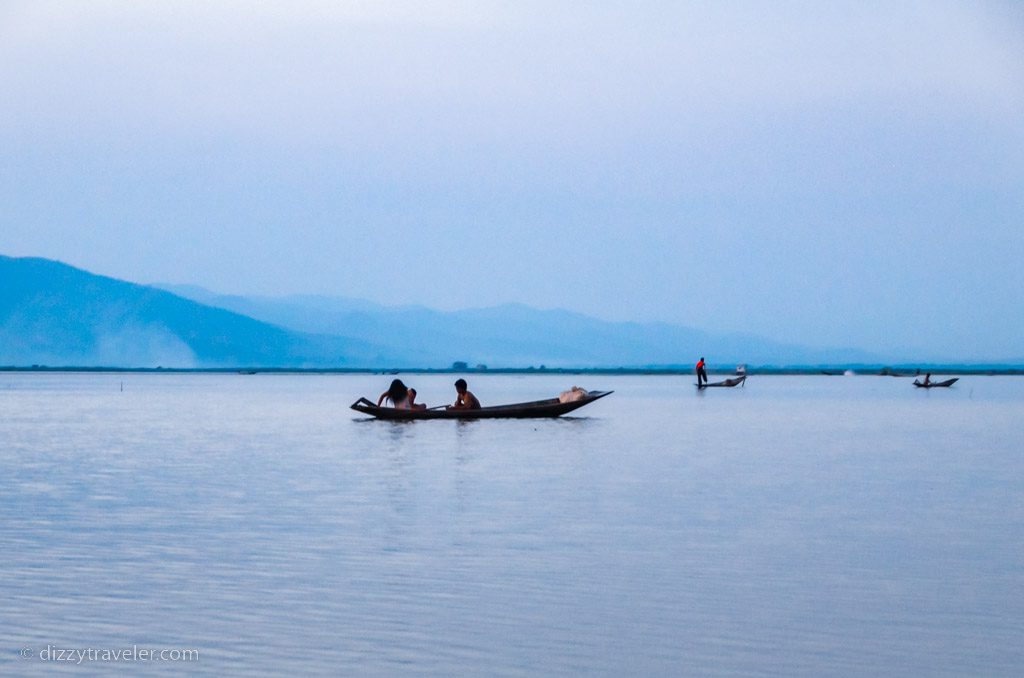 Fishing from the boat