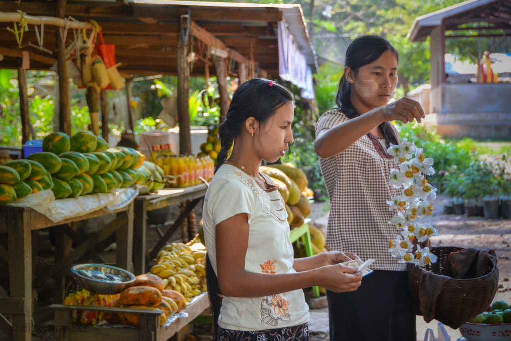 local market in Bagan