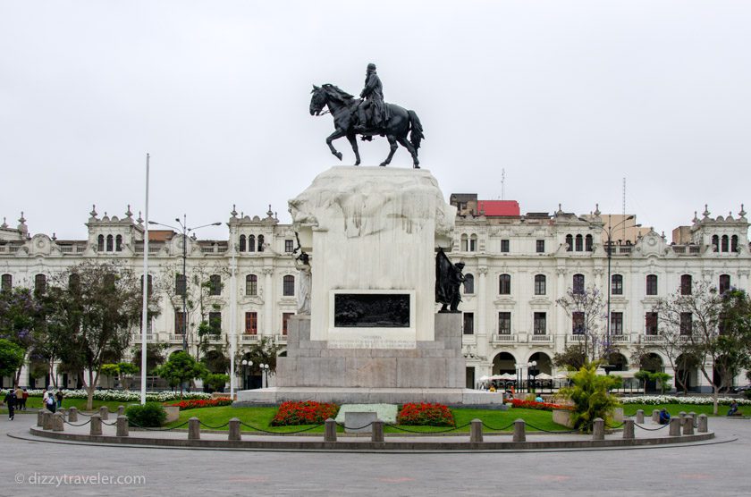The Plaza San Martín, Lima