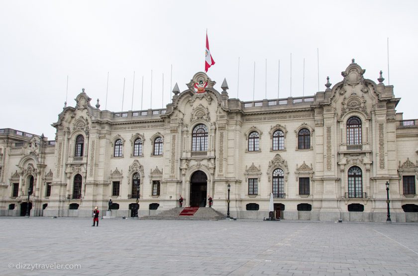 House of Pizarro in Plaza Mayor, Lima