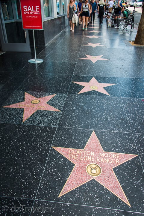 The Hollywood Walk of Fame