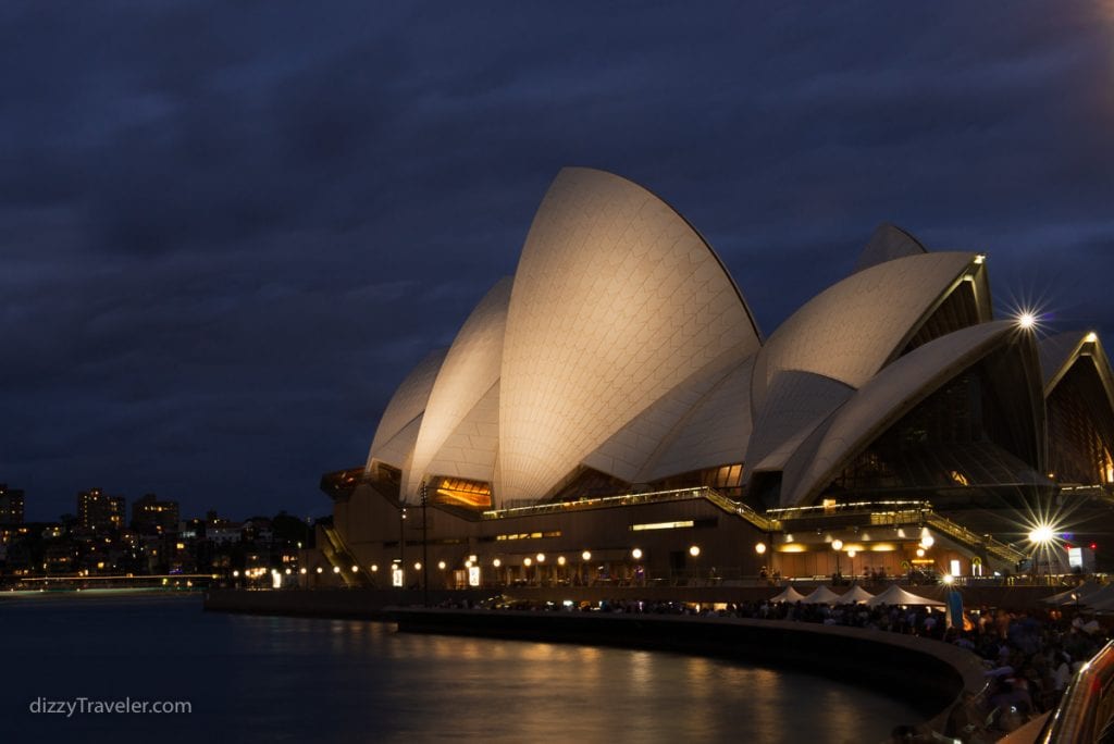 Iconic Opera House in Sydney