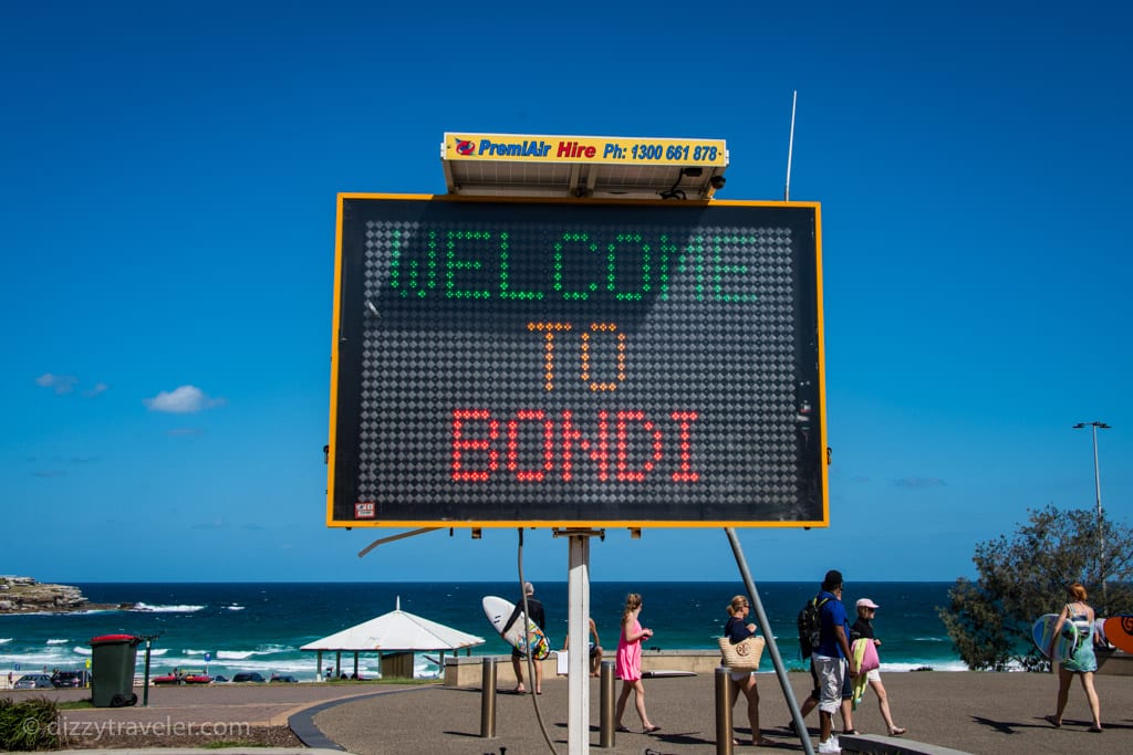 A gorgeous day in beautiful Bondi beach