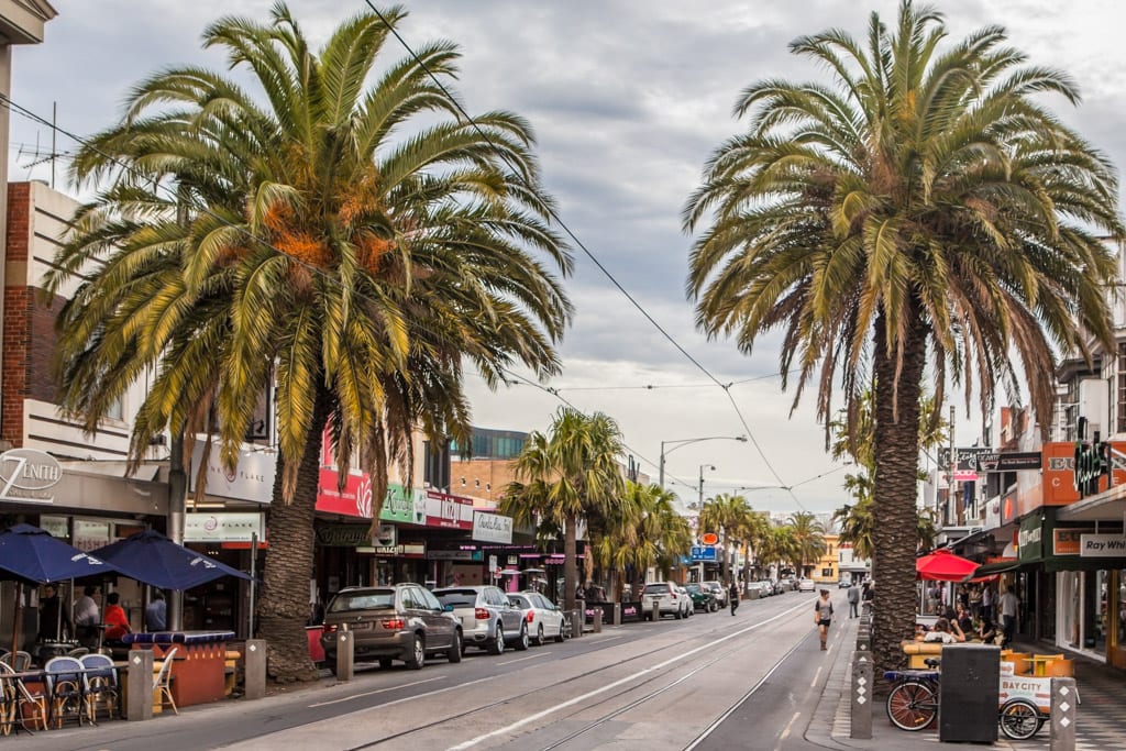 Acland St in St Kilda