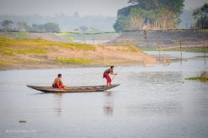 Other side of the Fatki River - going back home