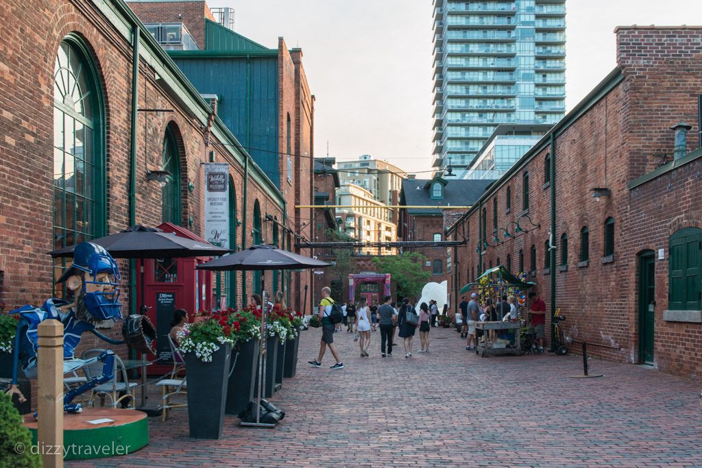 Toronto distillery district