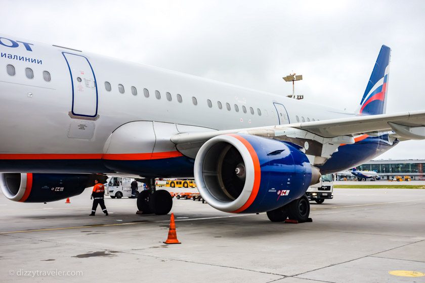 Aeroflot from Moscow to Belgrade