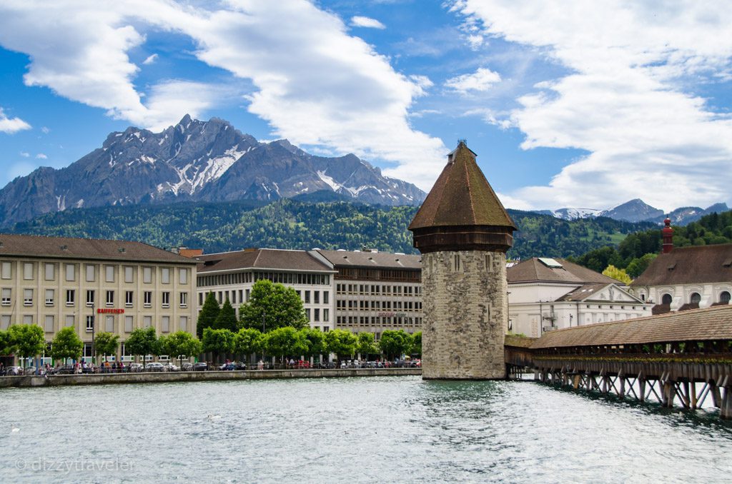 Reuss River in Lucern