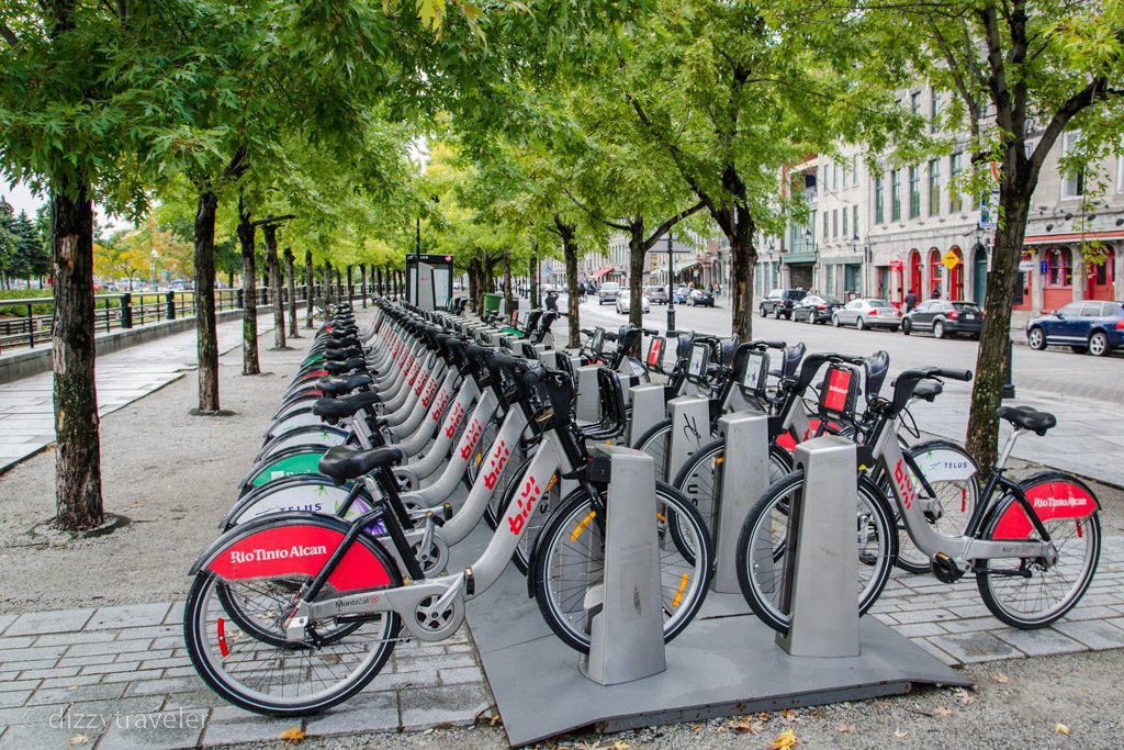 Bike rental, Canada