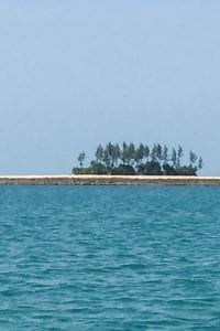 Boat trip around St. Martin Island