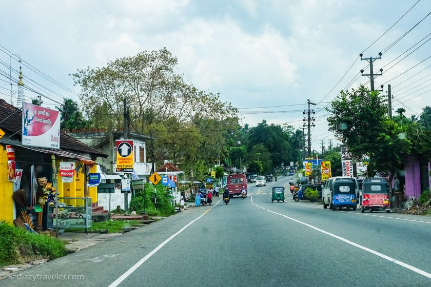 Small town in Sri Lanka