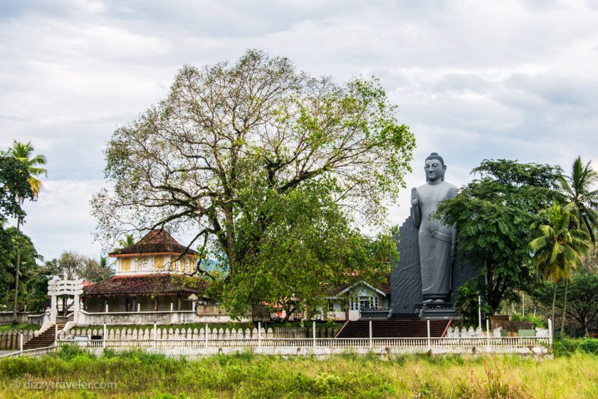 Buddhist Temple in Sri Lanka