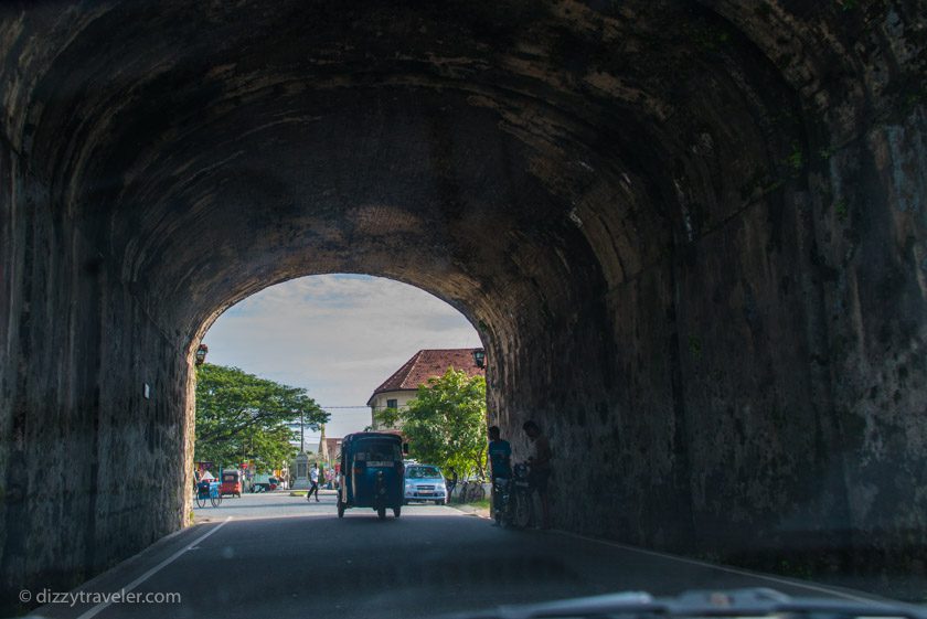 Entering Fort, Sri Lanka